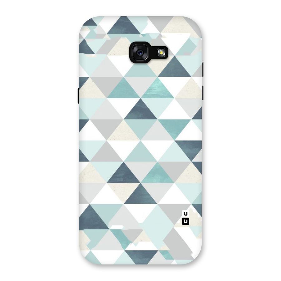 Green And Grey Pattern Back Case for Galaxy A7 (2017)