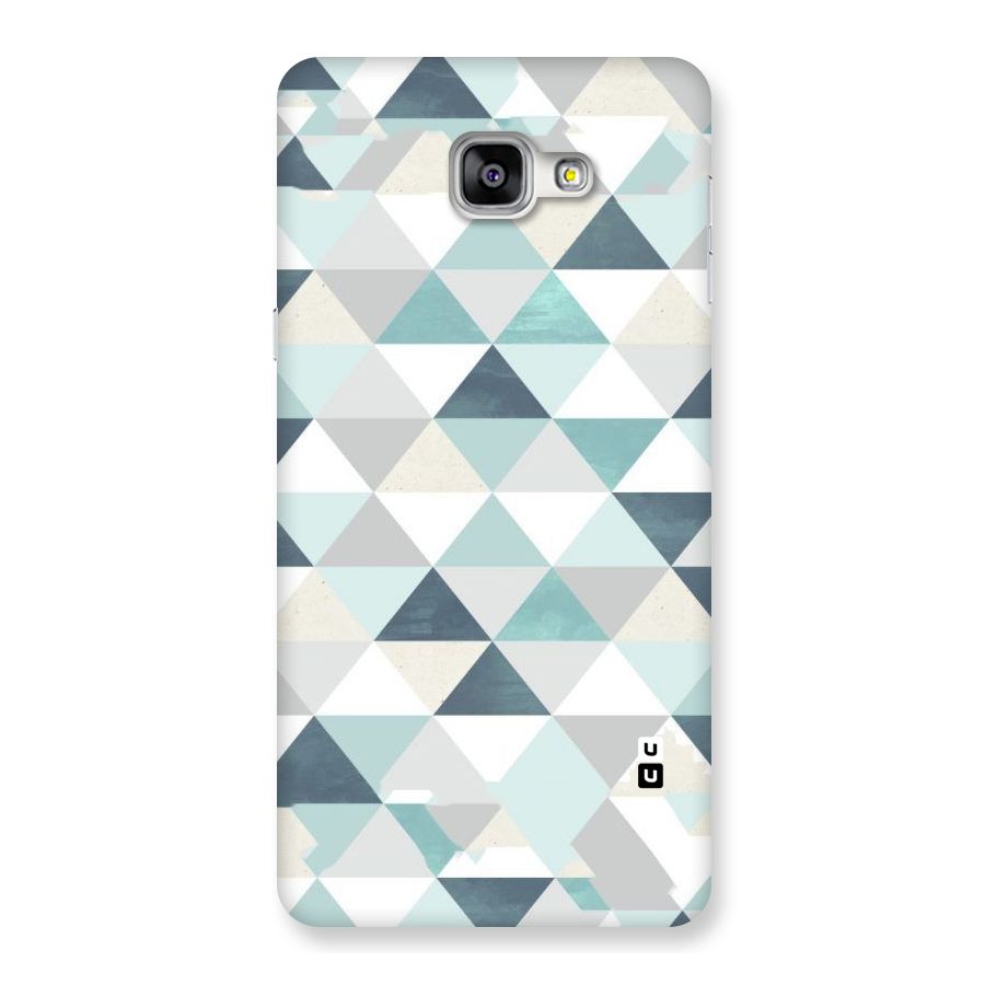 Green And Grey Pattern Back Case for Galaxy A9