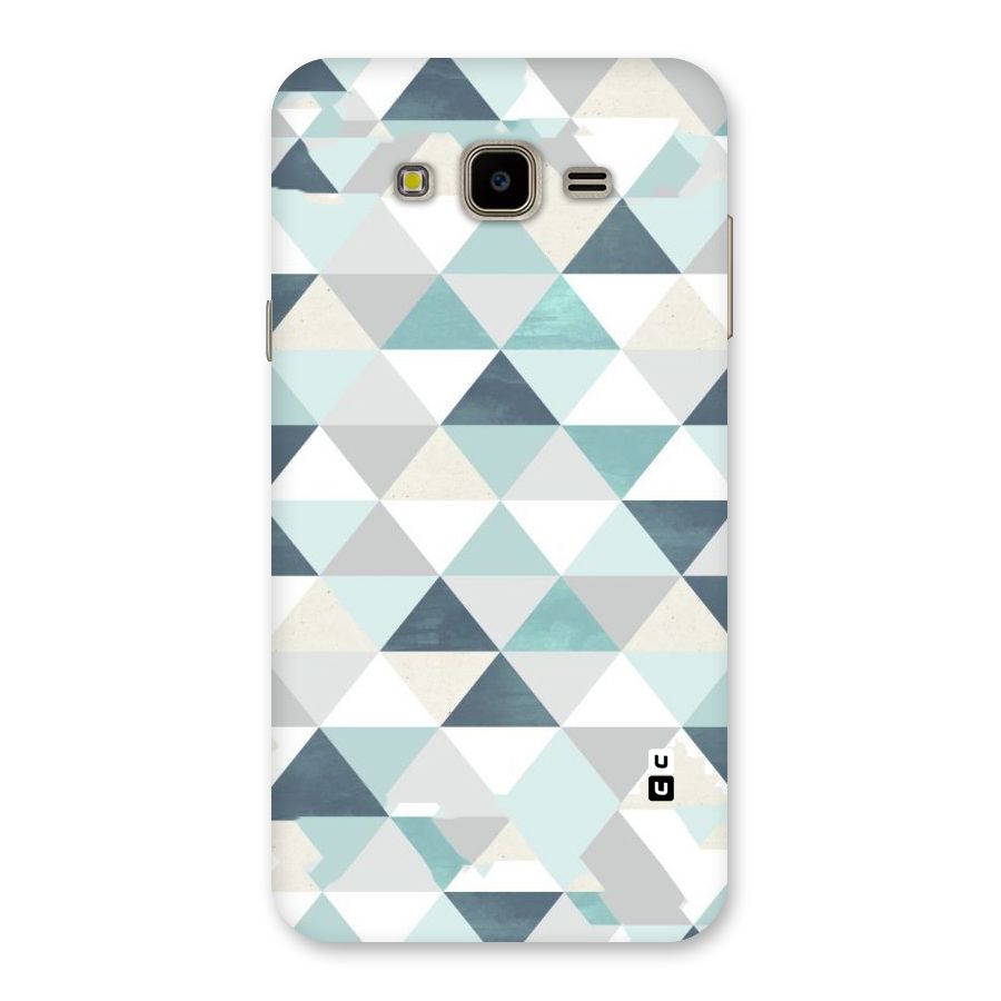 Green And Grey Pattern Back Case for Galaxy J7 Nxt