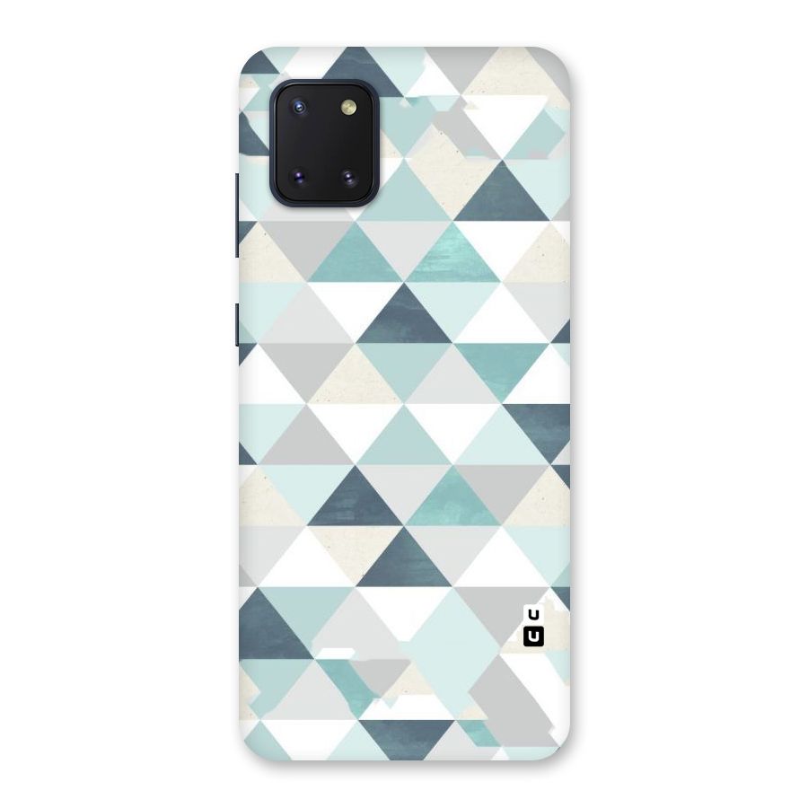 Green And Grey Pattern Back Case for Galaxy Note 10 Lite