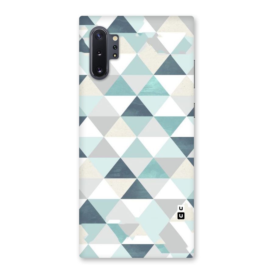 Green And Grey Pattern Back Case for Galaxy Note 10 Plus