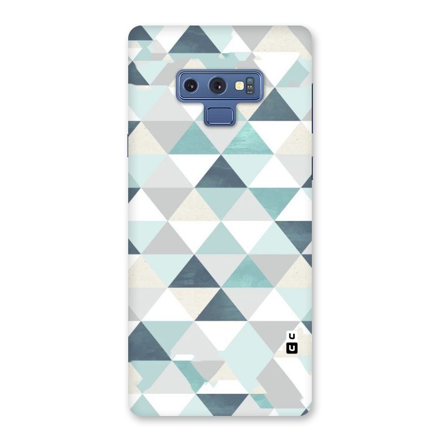 Green And Grey Pattern Back Case for Galaxy Note 9