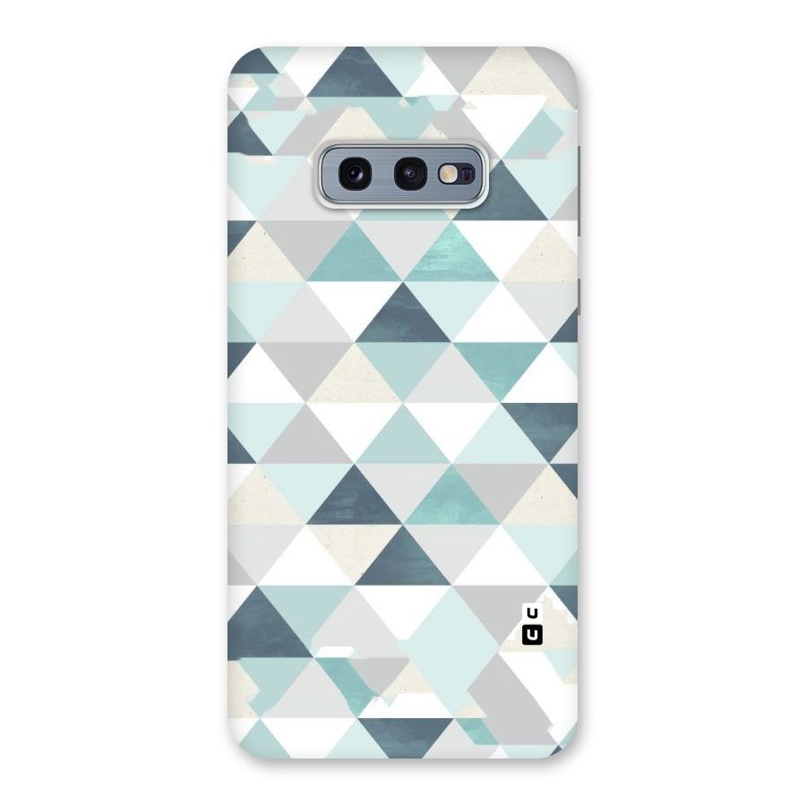 Green And Grey Pattern Back Case for Galaxy S10e