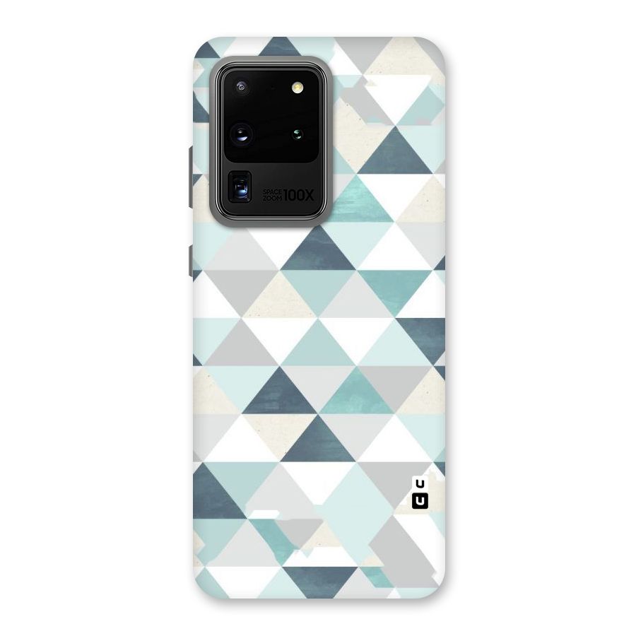 Green And Grey Pattern Back Case for Galaxy S20 Ultra