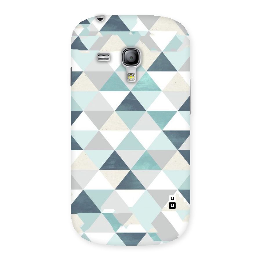 Green And Grey Pattern Back Case for Galaxy S3 Mini