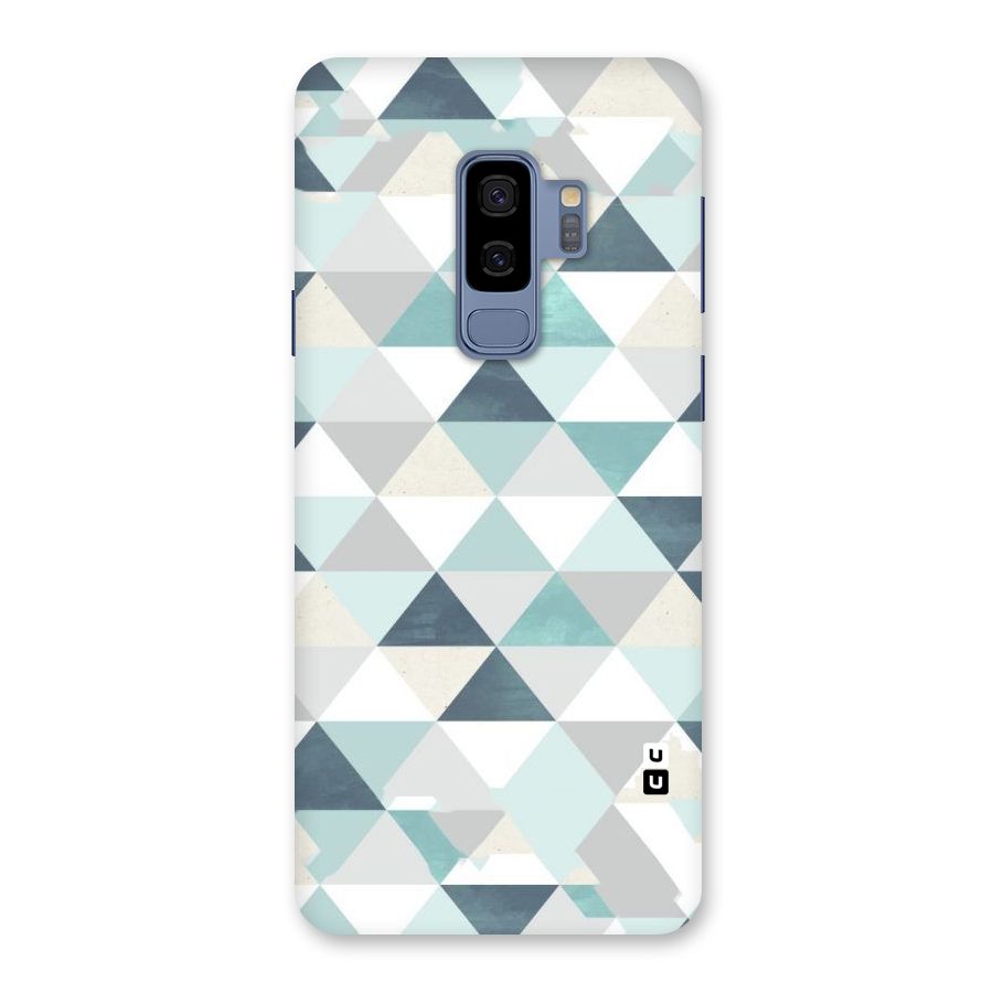 Green And Grey Pattern Back Case for Galaxy S9 Plus