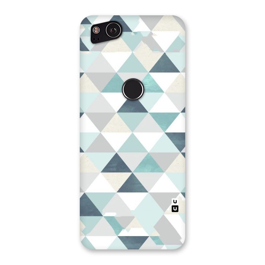 Green And Grey Pattern Back Case for Google Pixel 2