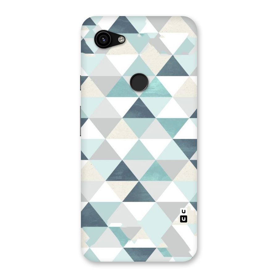 Green And Grey Pattern Back Case for Google Pixel 3a XL