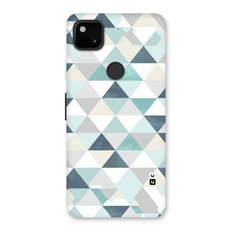 Green And Grey Pattern Back Case for Google Pixel 4a
