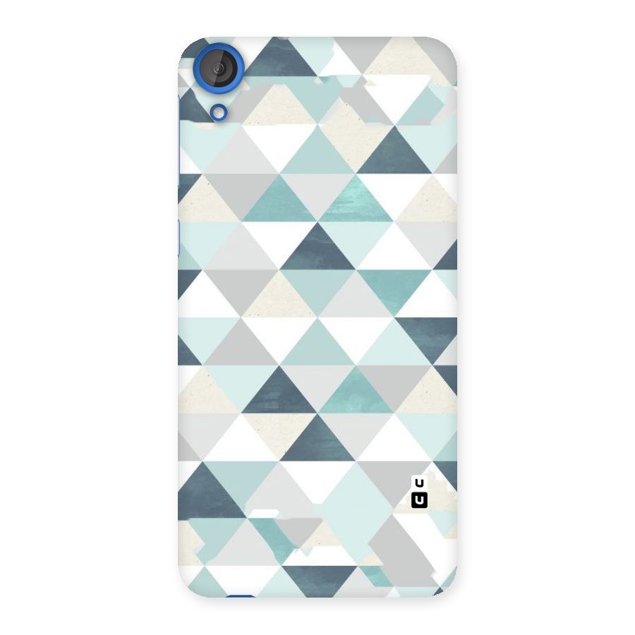 Green And Grey Pattern Back Case for HTC Desire 820