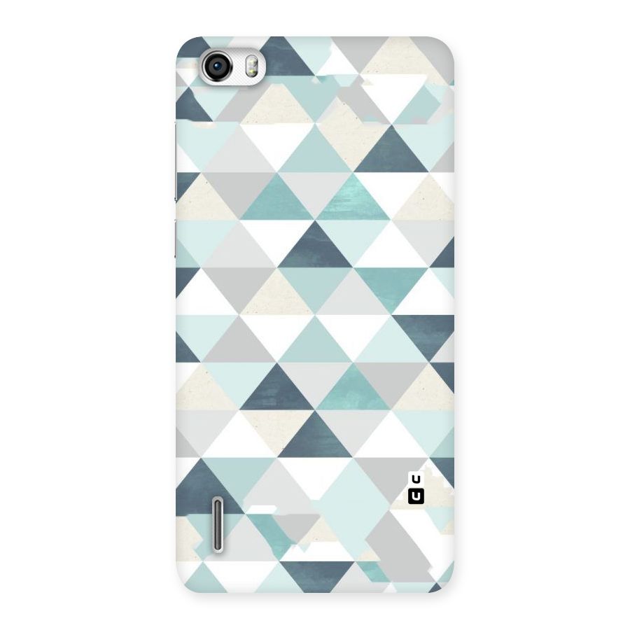 Green And Grey Pattern Back Case for Honor 6