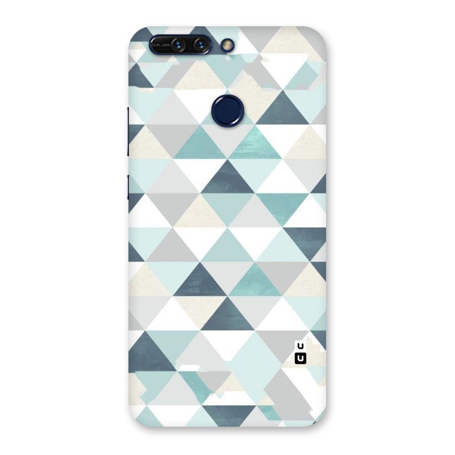 Green And Grey Pattern Back Case for Honor 8 Pro