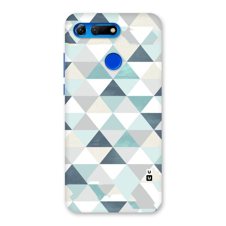 Green And Grey Pattern Back Case for Honor View 20