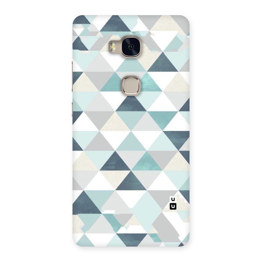 Green And Grey Pattern Back Case for Huawei Honor 5X