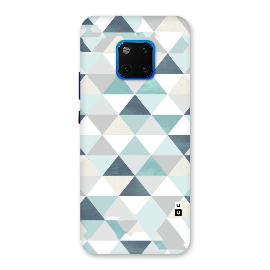 Green And Grey Pattern Back Case for Huawei Mate 20 Pro