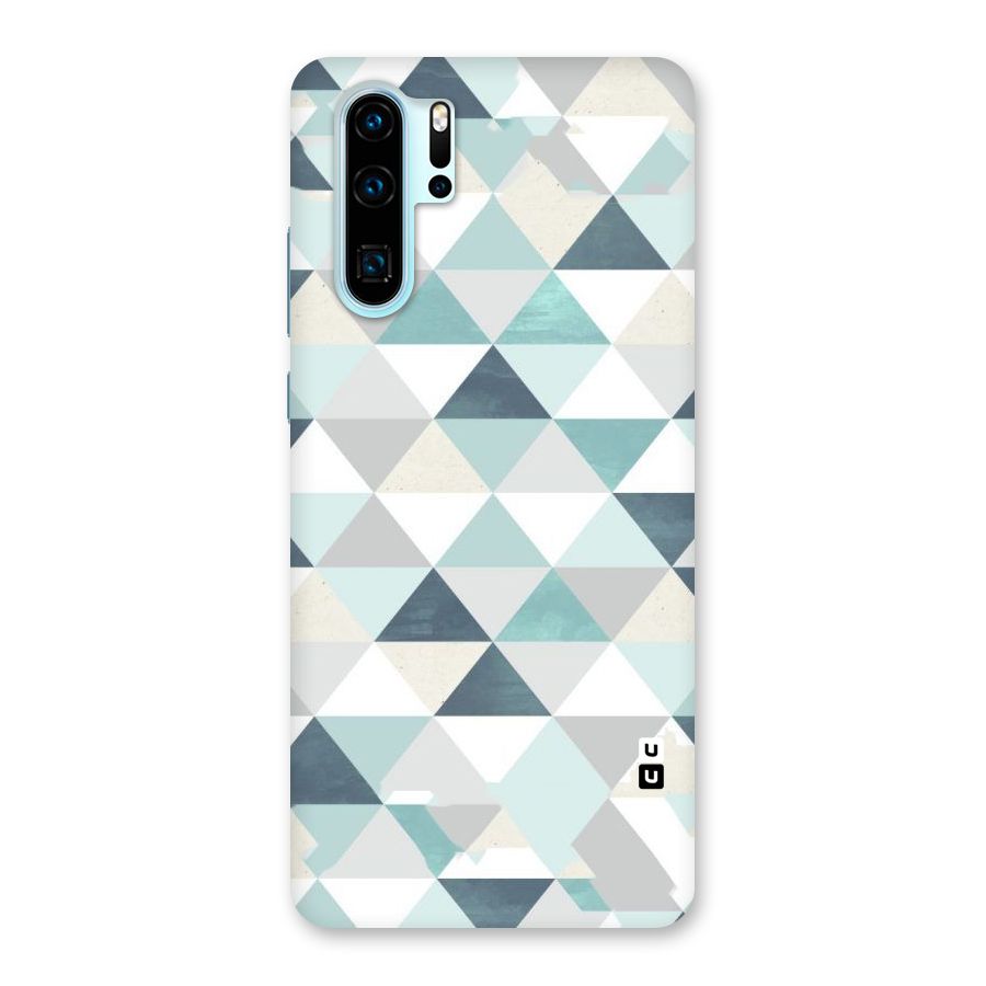 Green And Grey Pattern Back Case for Huawei P30 Pro