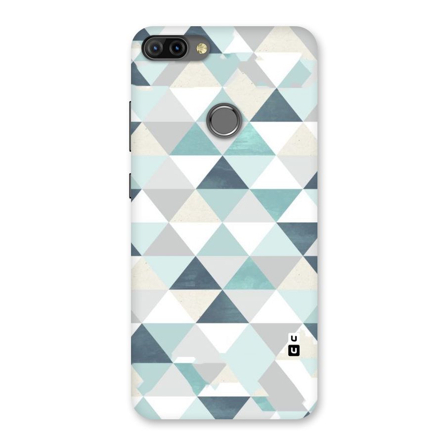Green And Grey Pattern Back Case for Infinix Hot 6 Pro