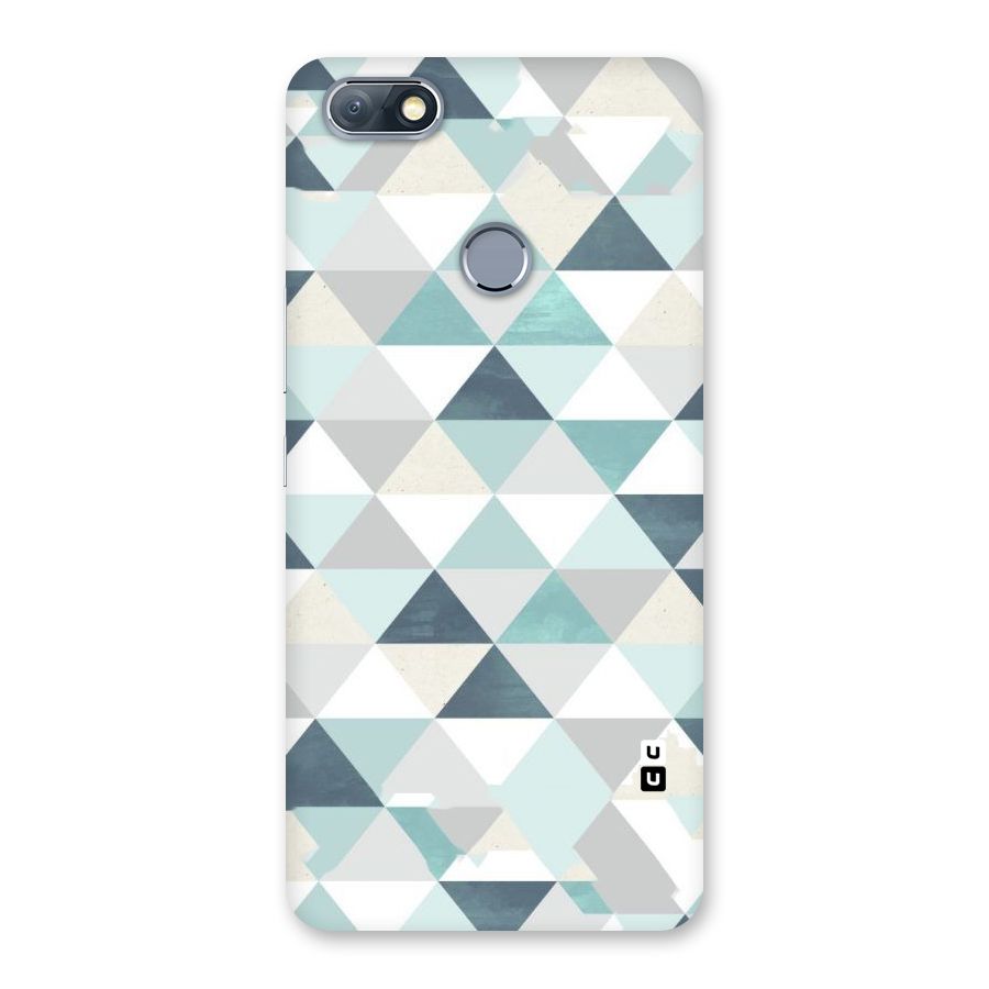 Green And Grey Pattern Back Case for Infinix Note 5