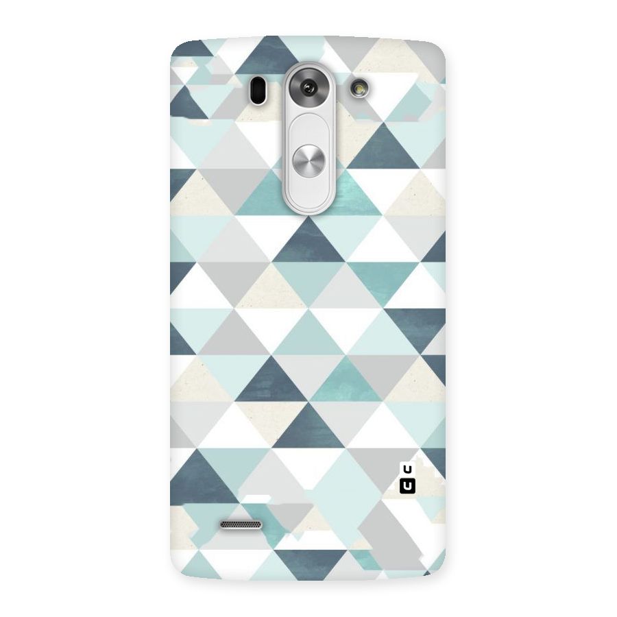 Green And Grey Pattern Back Case for LG G3 Mini