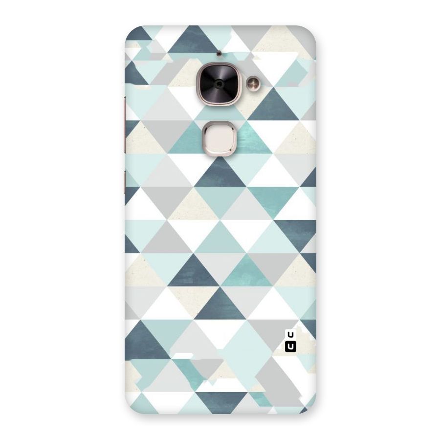 Green And Grey Pattern Back Case for Le 2