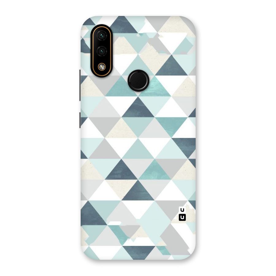Green And Grey Pattern Back Case for Lenovo A6 Note