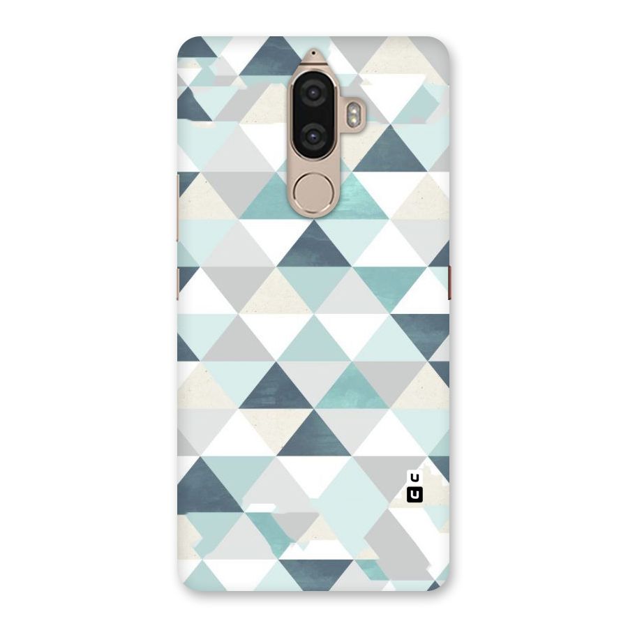 Green And Grey Pattern Back Case for Lenovo K8 Note