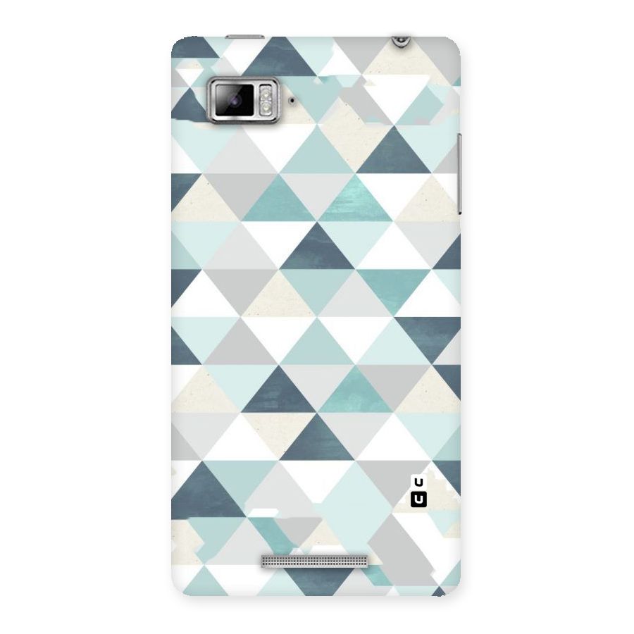 Green And Grey Pattern Back Case for Lenovo Vibe Z K910