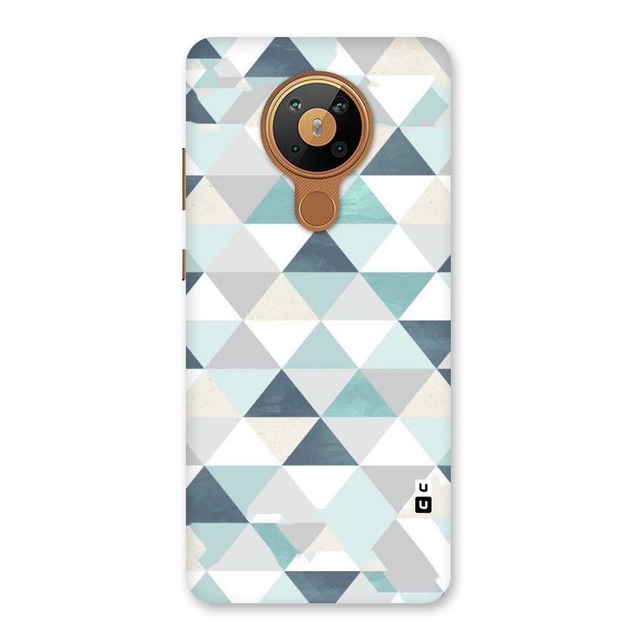 Green And Grey Pattern Back Case for Nokia 5.3