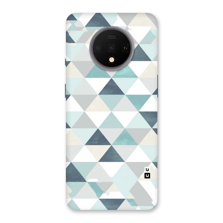 Green And Grey Pattern Back Case for OnePlus 7T