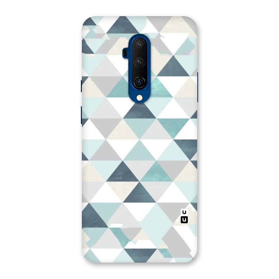 Green And Grey Pattern Back Case for OnePlus 7T Pro