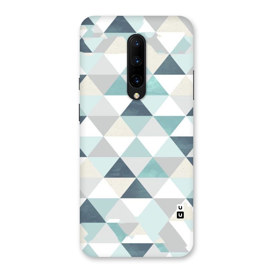 Green And Grey Pattern Back Case for OnePlus 7 Pro