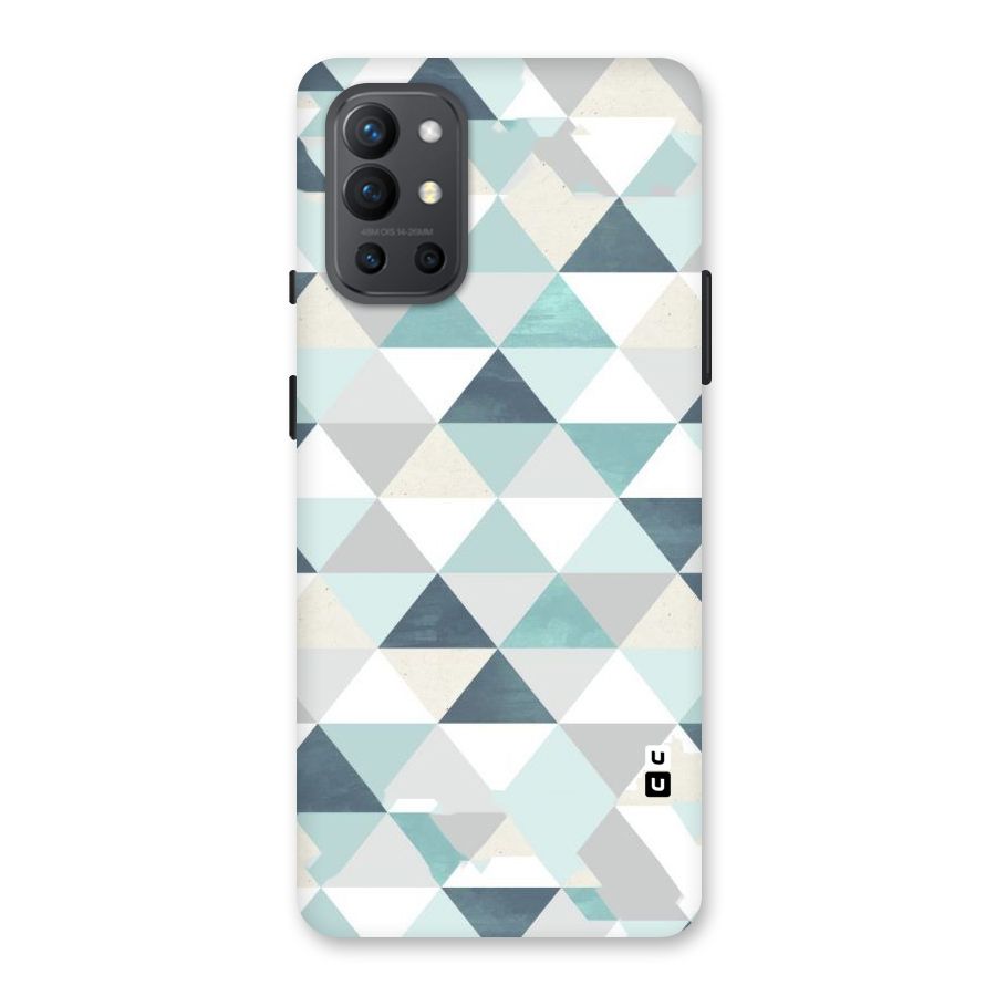 Green And Grey Pattern Back Case for OnePlus 9R