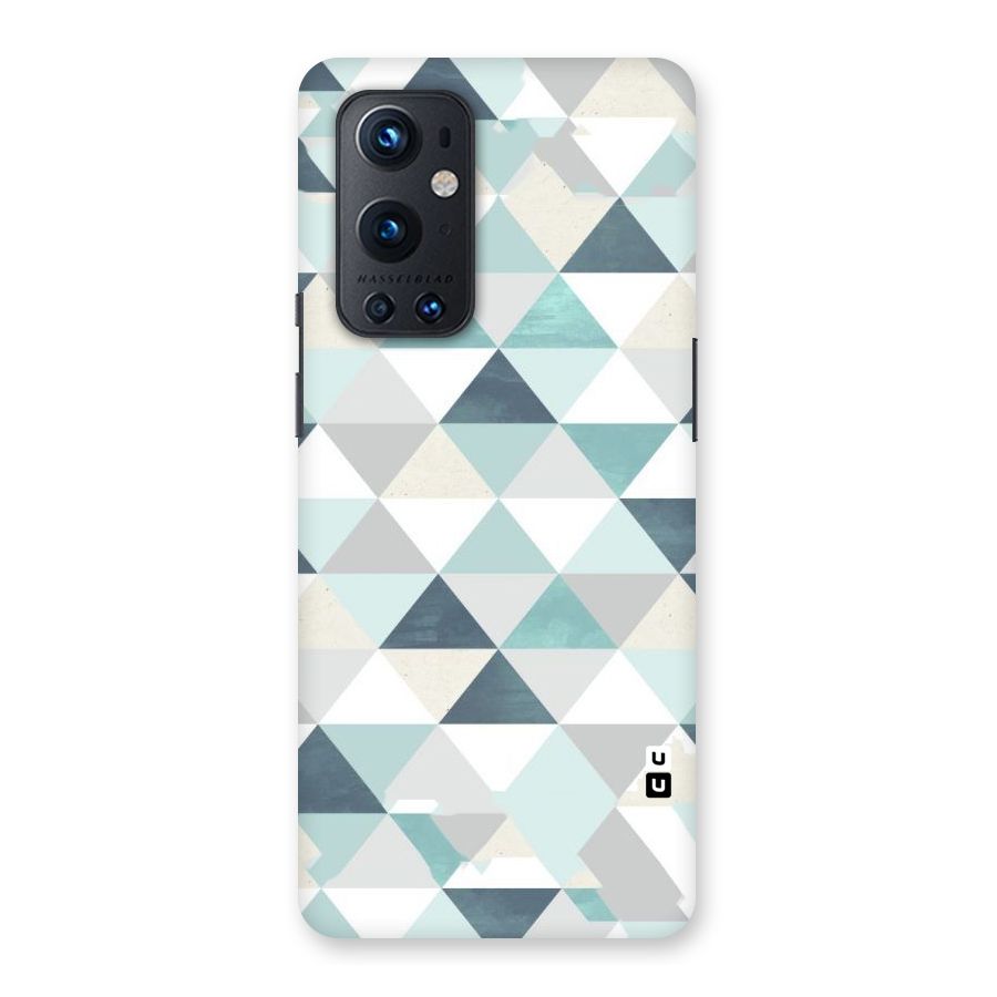 Green And Grey Pattern Back Case for OnePlus 9 Pro