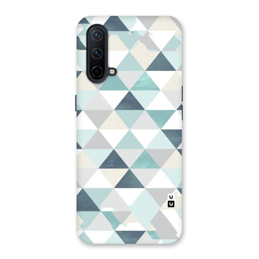 Green And Grey Pattern Back Case for OnePlus Nord CE 5G
