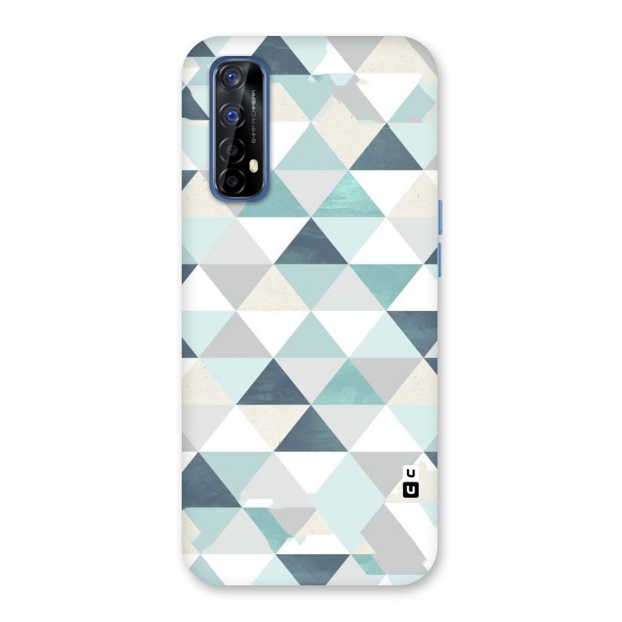 Green And Grey Pattern Back Case for Realme 7