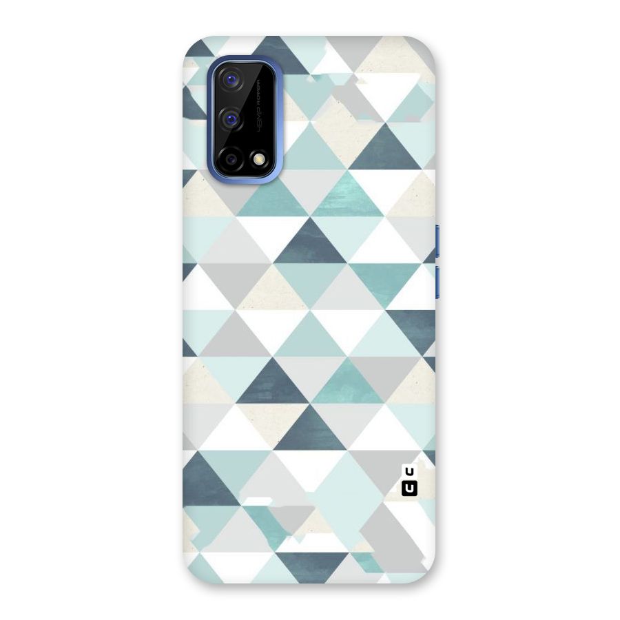 Green And Grey Pattern Back Case for Realme Narzo 30 Pro