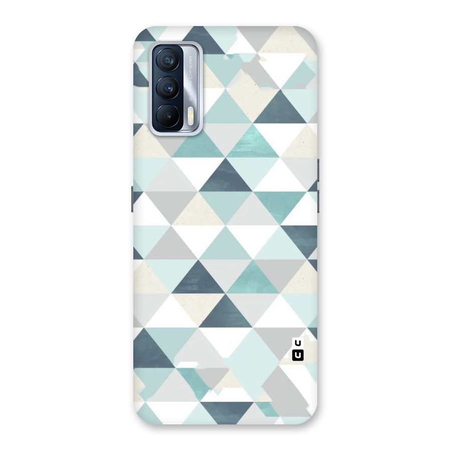 Green And Grey Pattern Back Case for Realme X7