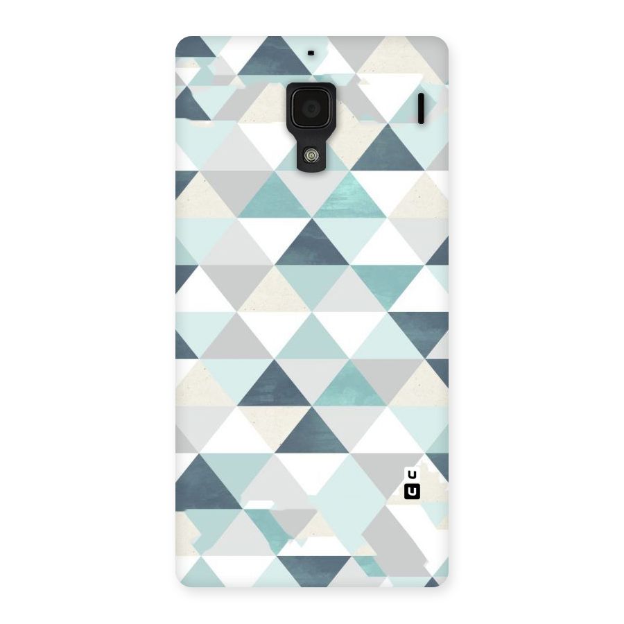 Green And Grey Pattern Back Case for Redmi 1S