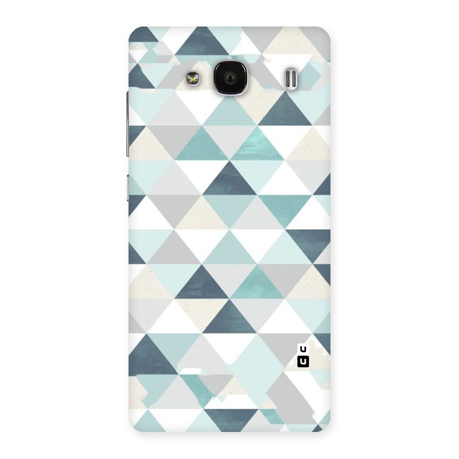 Green And Grey Pattern Back Case for Redmi 2s