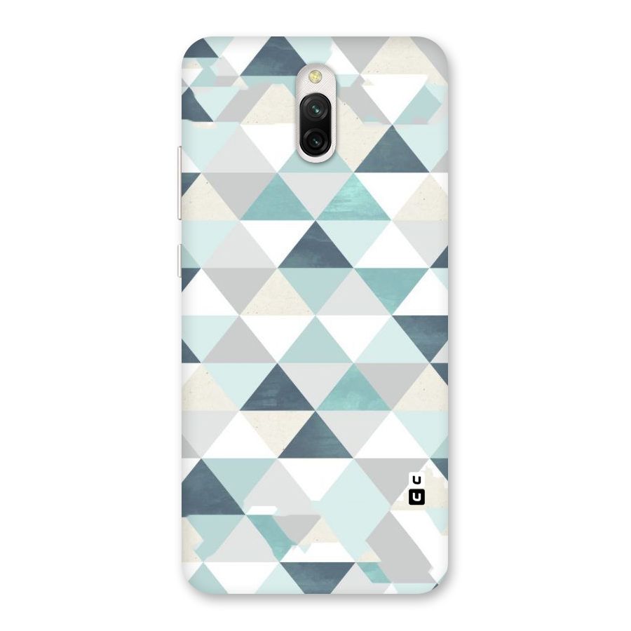 Green And Grey Pattern Back Case for Redmi 8A Dual