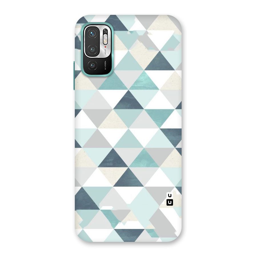 Green And Grey Pattern Back Case for Redmi Note 10T 5G