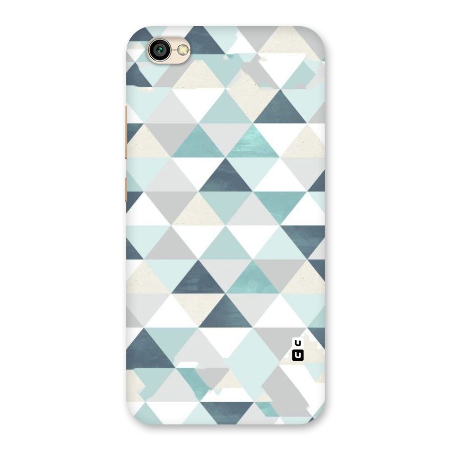 Green And Grey Pattern Back Case for Redmi Y1 Lite