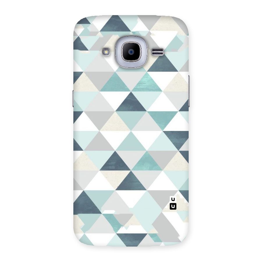 Green And Grey Pattern Back Case for Samsung Galaxy J2 2016