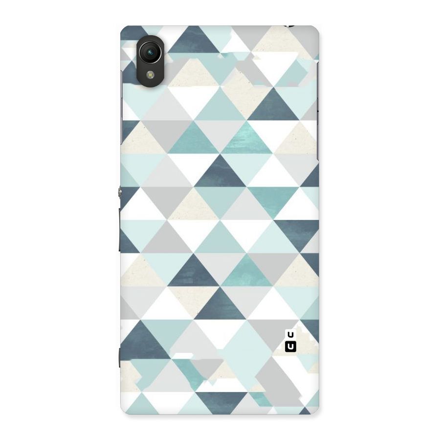 Green And Grey Pattern Back Case for Sony Xperia Z1