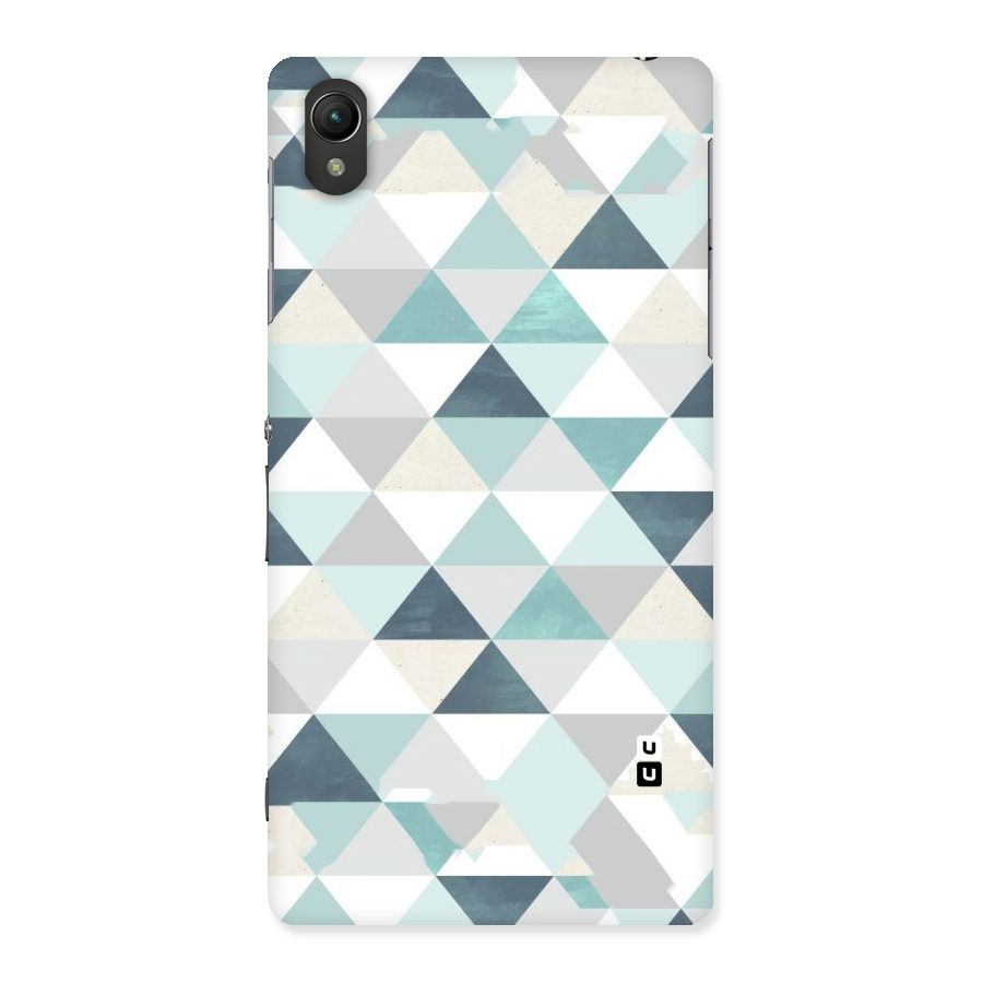 Green And Grey Pattern Back Case for Sony Xperia Z2