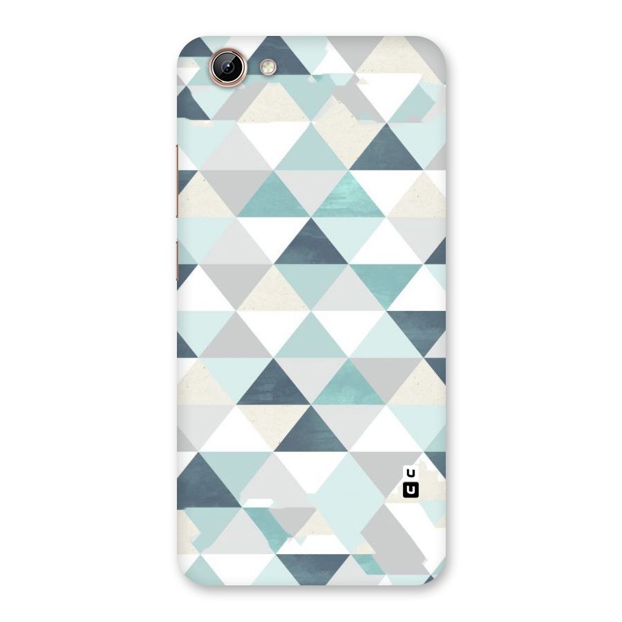 Green And Grey Pattern Back Case for Vivo Y71