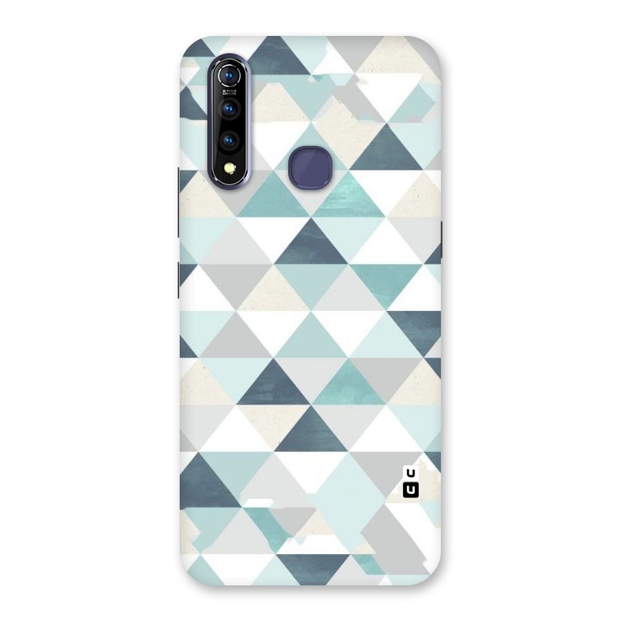 Green And Grey Pattern Back Case for Vivo Z1 Pro