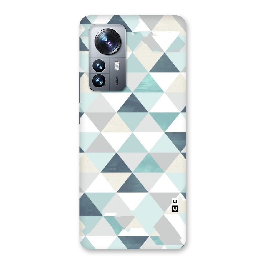 Green And Grey Pattern Back Case for Xiaomi 12 Pro