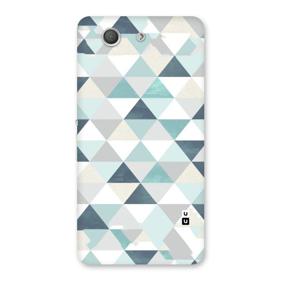 Green And Grey Pattern Back Case for Xperia Z3 Compact