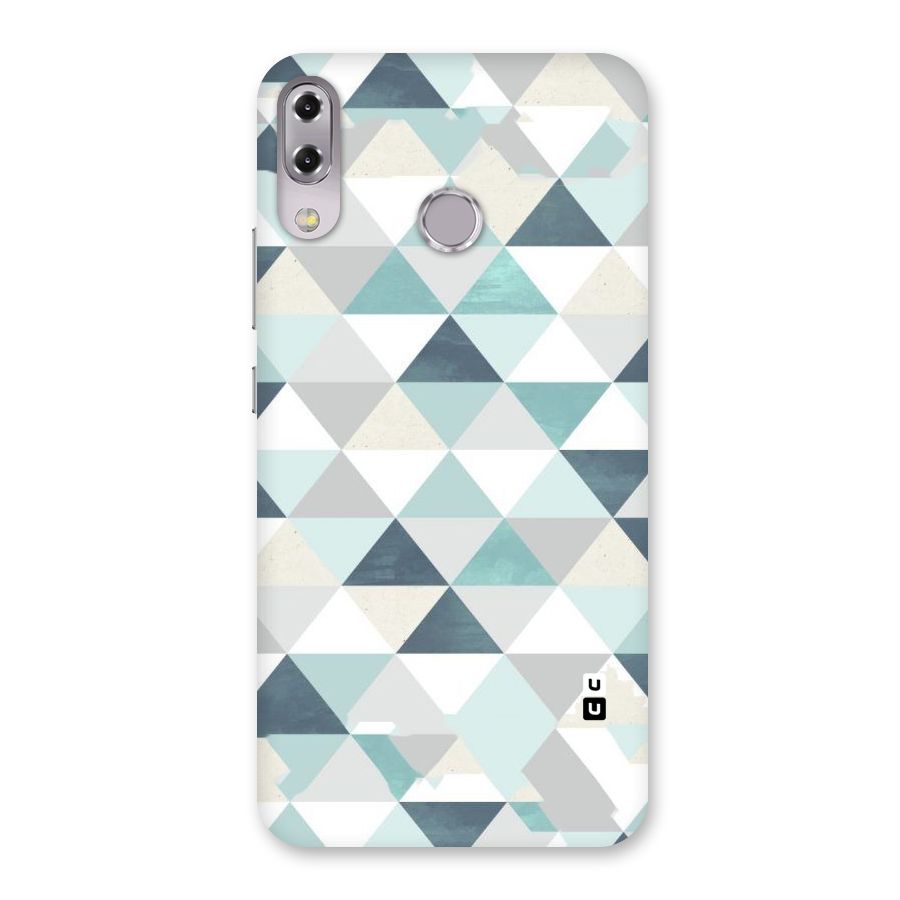 Green And Grey Pattern Back Case for Zenfone 5Z